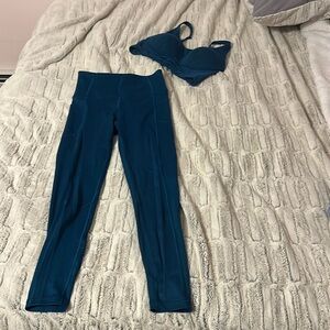 Teal Victoria Secret Sports Leggings